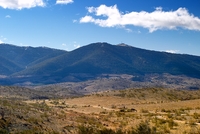 Vista panorámica de la Sierra de la Virgen